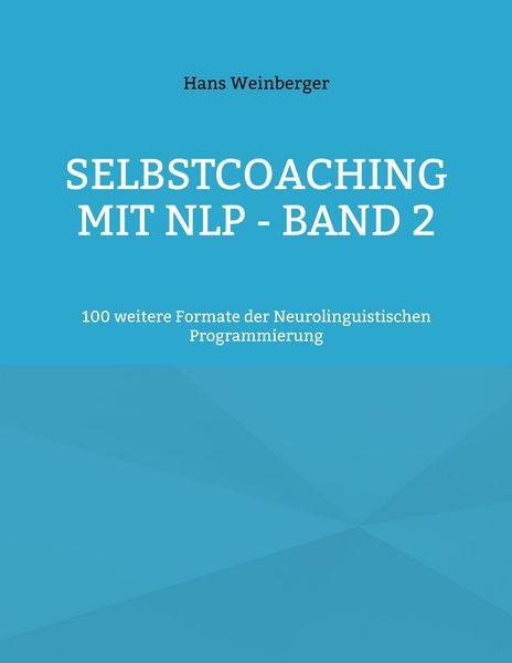 Produktbild: Selbstcoaching mit NLP - Band 2