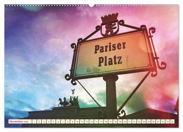 Produktbild: Berlin megacool (Wandkalender 2026 DIN A2 quer), CALVENDO Monatskalender
