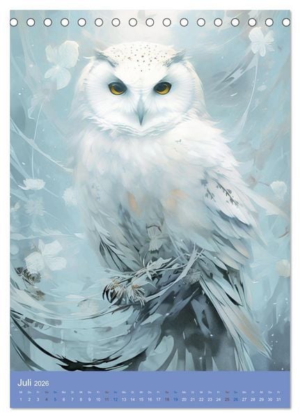 Produktbild: Wundervoll zarte Tierportraits (Tischkalender 2026 DIN A5 hoch), CALVENDO Monatskalender