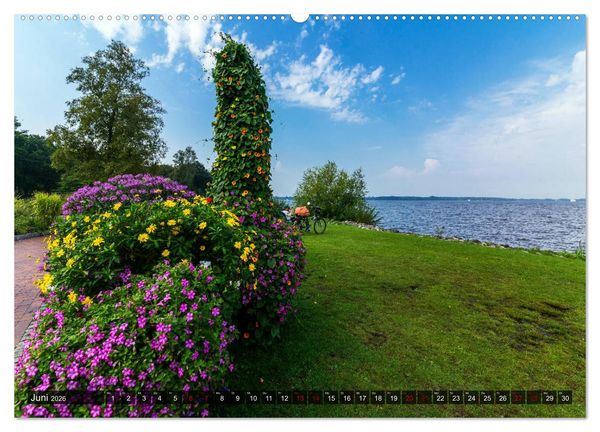 Produktbild: Bad Zwischenahn, Parkspaziergang und Seerundfahrt (hochwertiger Premium Wandkalender 2026 DIN A2 quer), Kunstdruck in Hochglanz
