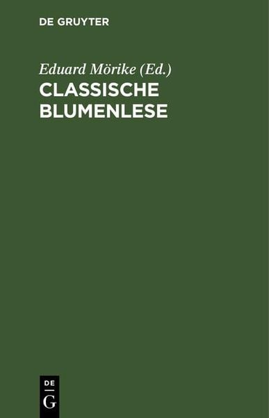Produktbild: Classische Blumenlese