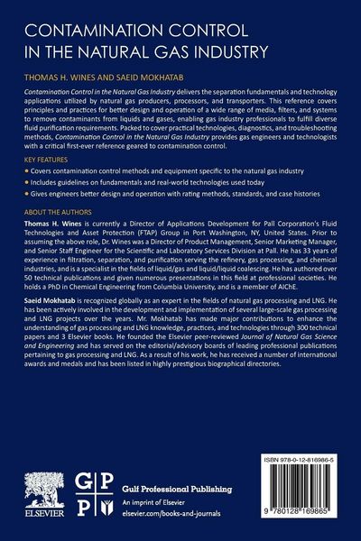 Produktbild: Contamination Control in the Natural Gas Industry