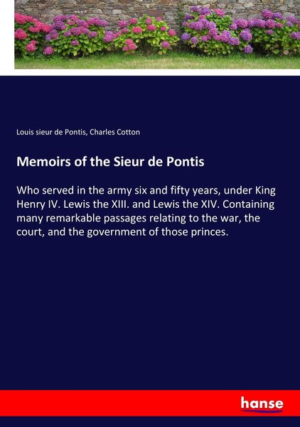 Produktbild: Memoirs of the Sieur de Pontis