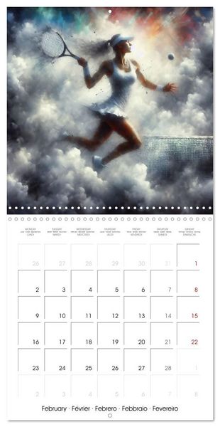 Produktbild: POPULAR USA SPORTS (Wall Calendar 2026 12 &times; 12 Inch) CALVENDO 12 Month Wall Calendar