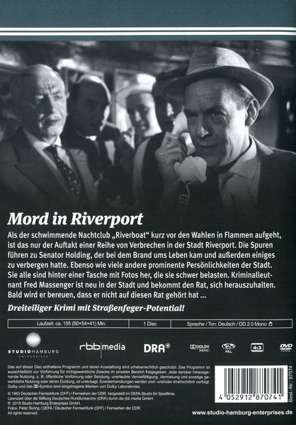 Produktbild: Mord in Riverport (DDR TV-Archiv)