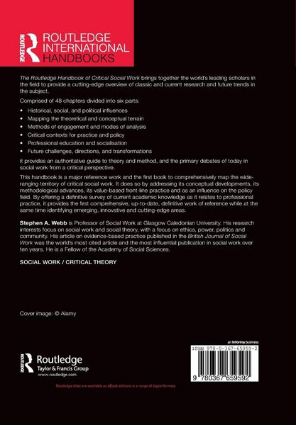 Produktbild: The Routledge Handbook of Critical Social Work