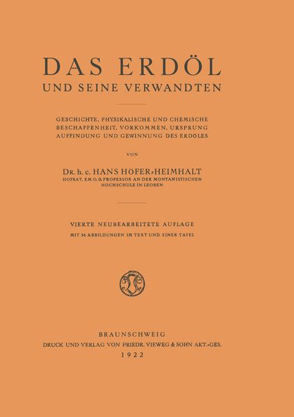 Produktbild: Das Erd&ouml;l und seine Verwandten