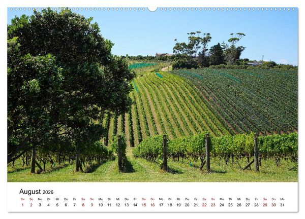 Produktbild: Auckland und Umgebung 2026 (hochwertiger Premium Wandkalender 2026 DIN A2 quer), Kunstdruck in Hochglanz
