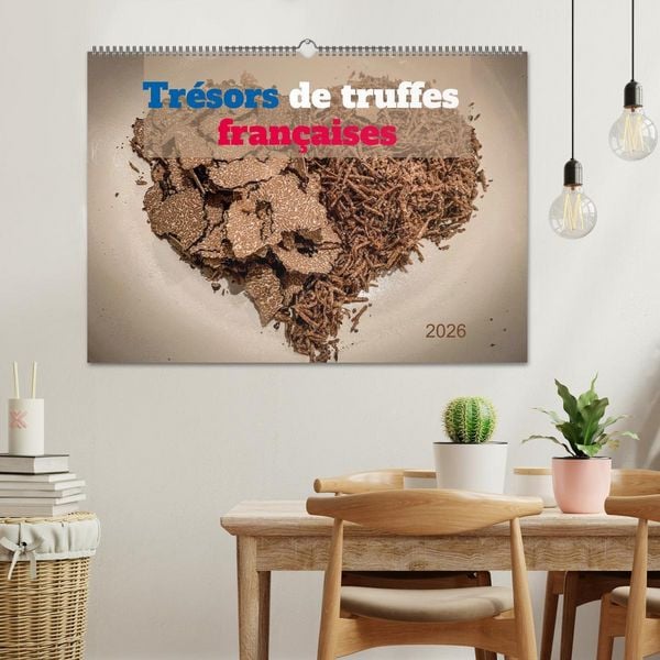 Produktbild: Tr&eacute;sors de truffes fran&ccedil;aises (Calendrier mural 2026 DIN A2 vertical), CALVENDO calendrier mensuel