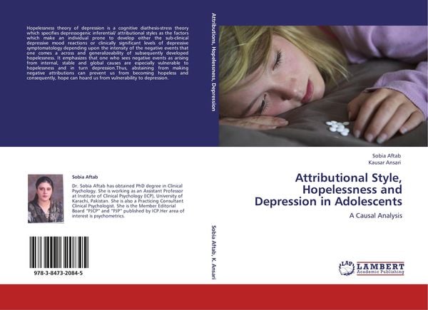 Produktbild: Attributional Style, Hopelessness and Depression in Adolescents