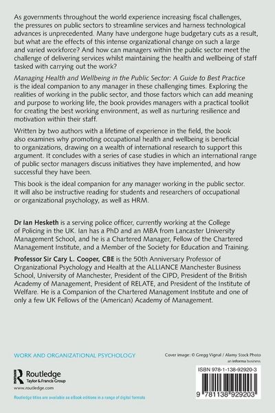 Produktbild: Managing Health and Wellbeing in the Public Sector