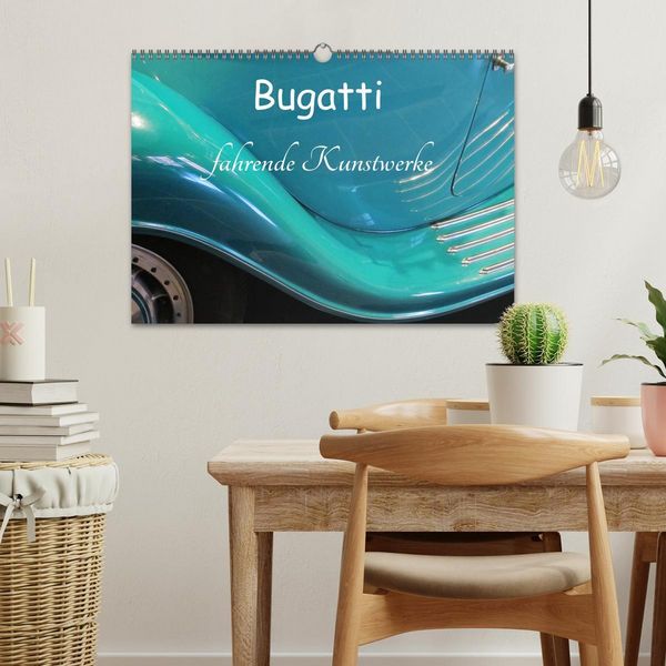 Produktbild: Bugatti - fahrende Kunstwerke (Wandkalender 2026 DIN A3 quer), CALVENDO Monatskalender