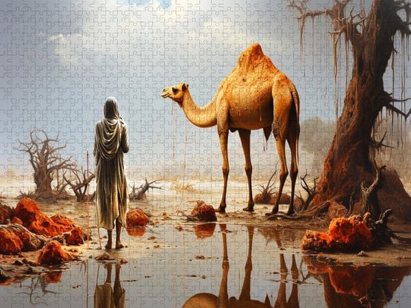 Produktbild: CALVENDO Puzzle Einsam | 2000 Teile Lege-Gr&ouml;&szlig;e 90x67cm Foto-Puzzle f&uuml;r gl&uuml;ckliche Stunden