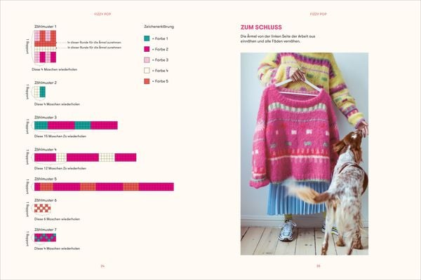 Produktbild: Knallbunt: Mode im Stil der 80er stricken