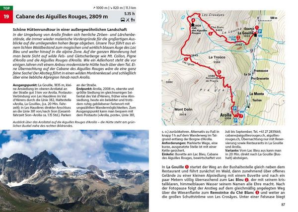 Produktbild: ROTHER Wanderf&uuml;hrer Wallis: Unterwallis