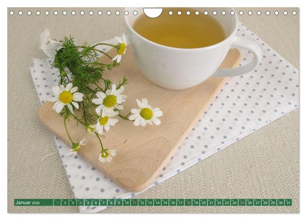Produktbild: Mein Bl&uuml;tentee (Wandkalender 2026 DIN A4 quer), CALVENDO Monatskalender