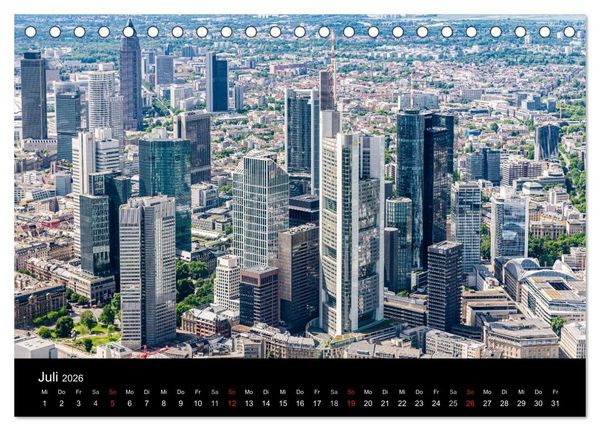 Produktbild: Frankfurt am Main (Tischkalender 2026 DIN A5 quer), CALVENDO Monatskalender