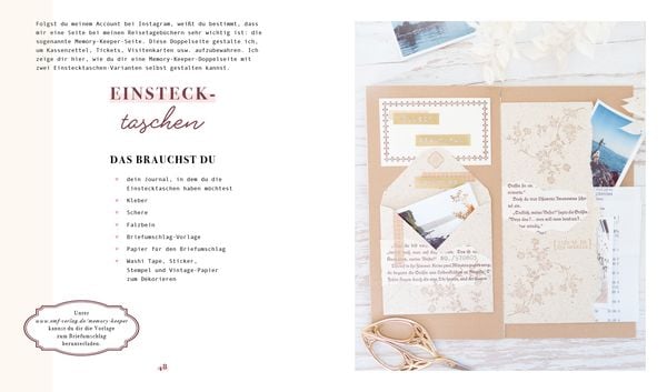 Produktbild: Memory Keeper – Vintage-Journaling und Scrapbooking mit fraeuleinfotofee