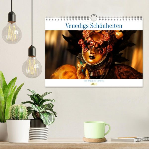 Produktbild: Venedigs Sch&ouml;nheiten (Wandkalender 2026 DIN A4 quer), CALVENDO Monatskalender