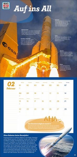Produktbild: WAS IST WAS Entdecke das Weltall Broschurkalender 2027