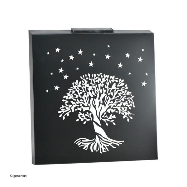 Produktbild: HTI-Living LED Solarleuchte 46 x 48 cm warmwei&szlig; f&uuml;r Terrasse und Balkon