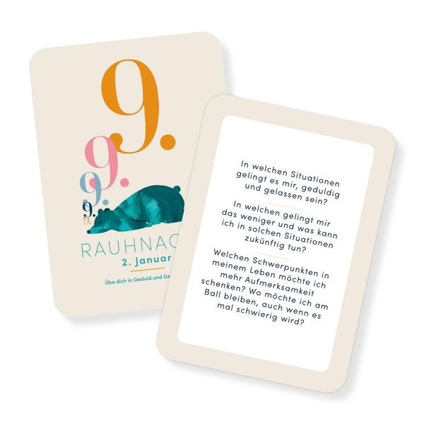 Produktbild: Rauhn&auml;chte - 12 Tage nur f&uuml;r dich - Das Kartenset