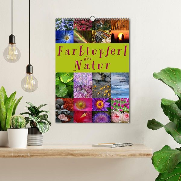 Produktbild: Farbtupferl der Natur (Wandkalender 2026 DIN A3 hoch), CALVENDO Monatskalender