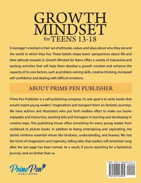 Produktbild: Growth Mindset For Teens 13-18
