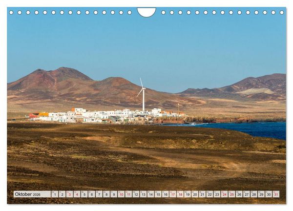 Produktbild: Fuerteventura Sand und bunte Farben (Wandkalender 2026 DIN A4 quer), CALVENDO Monatskalender