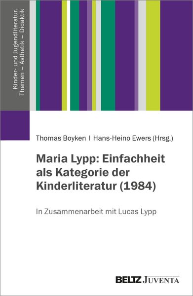 Produktbild: Maria Lypp: Einfachheit als Kategorie der Kinderliteratur (1984)