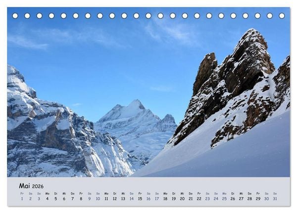 Produktbild: Gipfel Blicke (Tischkalender 2026 DIN A5 quer), CALVENDO Monatskalender