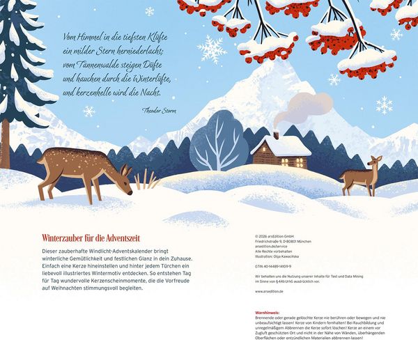 Produktbild: Windlicht-Adventskalender Winterzauber