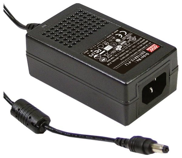 MEAN WELL GST18A05-P1J Tischnetzteil, Festspannung 5V 3A 15W