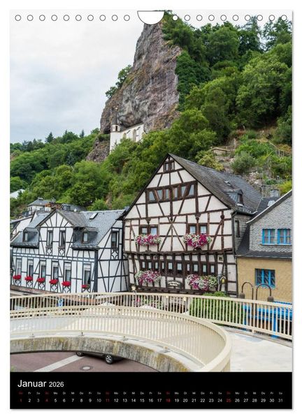 Produktbild: Historisches Naheland (Wandkalender 2026 DIN A4 hoch), CALVENDO Monatskalender