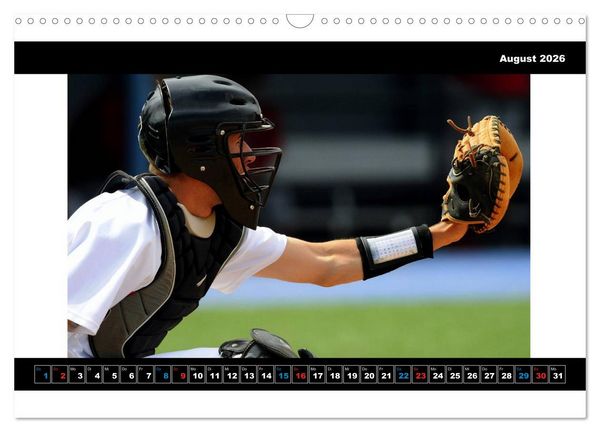 Produktbild: Kultsport Baseball (Wandkalender 2026 DIN A3 quer), CALVENDO Monatskalender