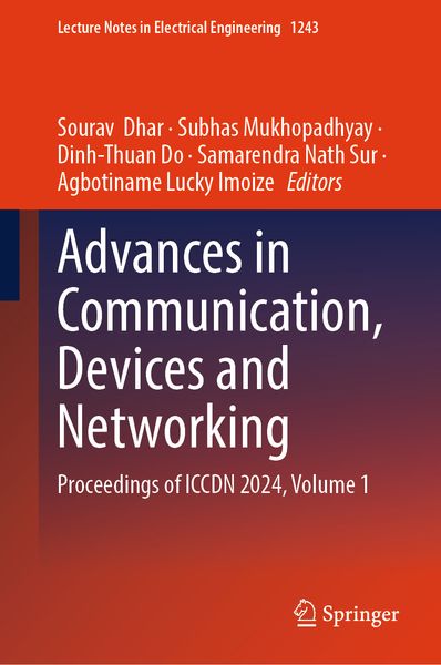 Produktbild: Advances in Communication, Devices and Networking