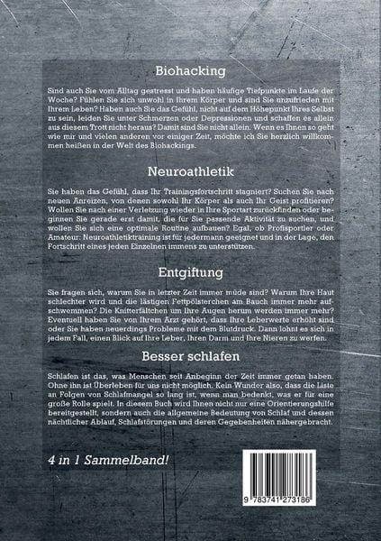 Produktbild: Die Kunst der Selbstoptimierung - 4 in 1 Sammelband: Biohacking | Neuroathletik | Entgiftung | Besser schlafen