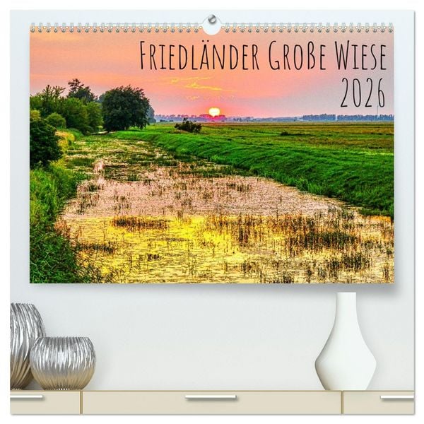 Produktbild: Friedl&auml;nder Gro&szlig;e Wiese (hochwertiger Premium Wandkalender 2026 DIN A2 quer), Kunstdruck in Hochglanz