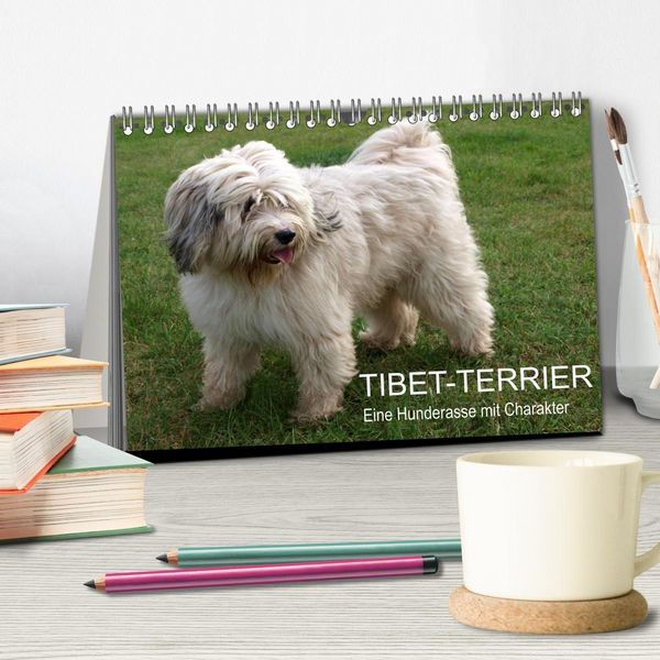 Produktbild: Tibet-Terrier - Eine Hunderasse mit Charakter (Tischkalender 2027 DIN A5 quer), CALVENDO Monatskalender