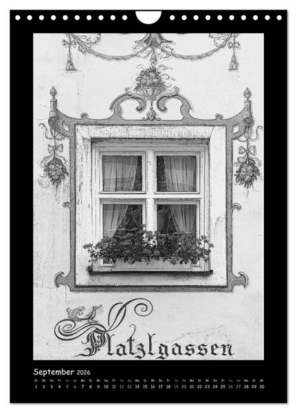 Produktbild: Liebenswertes M&uuml;nchen 2026 - Stilisierte Fotografien in schwarzwei&szlig; (Wandkalender 2026 DIN A4 hoch), CALVENDO Monatskalender