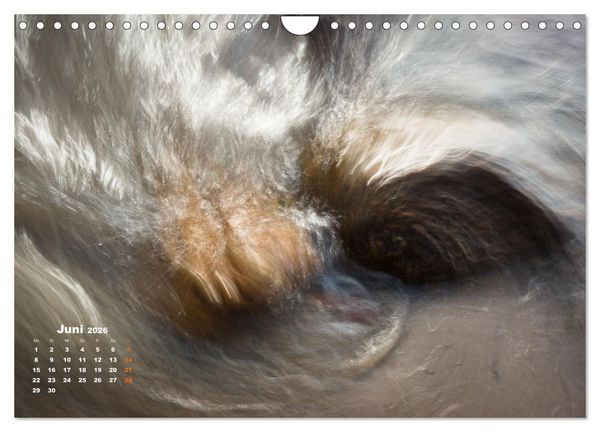 Produktbild: ... wie kleine Wellen tanzen ... (Wandkalender 2026 DIN A4 quer), CALVENDO Monatskalender