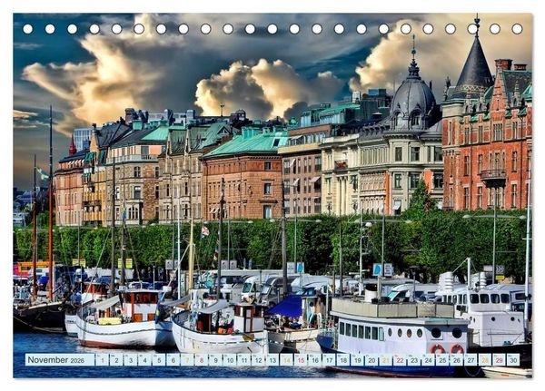 Produktbild: Stockholm - Venedig des Nordens (Tischkalender 2026 DIN A5 quer), CALVENDO Monatskalender