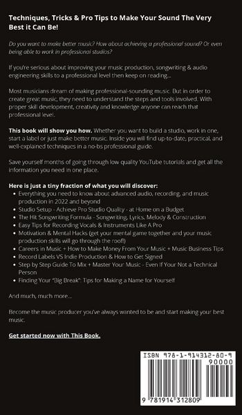 Produktbild: Music Production, Songwriting & Audio Engineering, 2022+ Edition