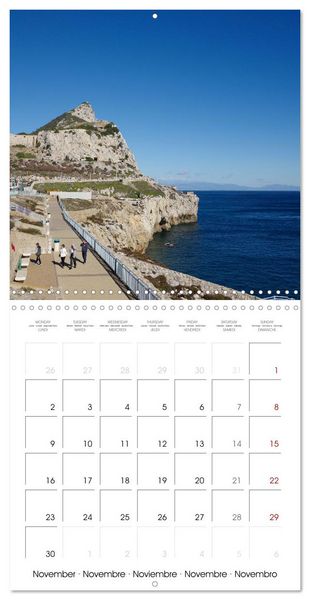 Produktbild: Gibraltar - Where Britain borders Spain (Wall Calendar 2026 12 &times; 12 Inch) CALVENDO 12 Month Wall Calendar