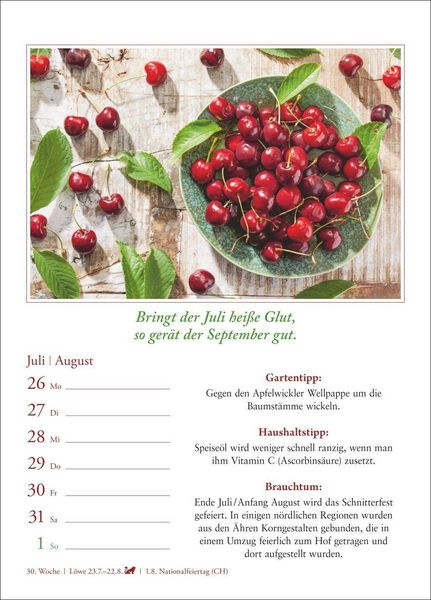 Produktbild: Bauernweisheiten Wochenkalender 2027 - Bauernregeln, Brauchtum, Gartentipps, Haushaltstipps