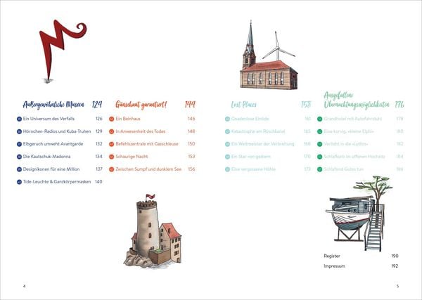 Produktbild: Das Buch der kuriosen Orte in Hamburg