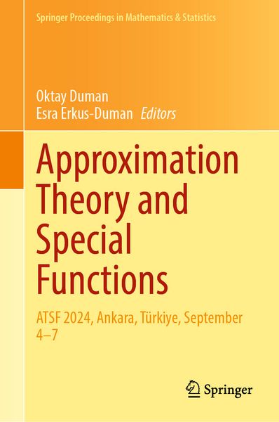Produktbild: Approximation Theory and Special Functions