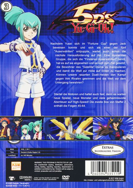 Produktbild: Yu-Gi-Oh! 5D's - Staffel 2.2: Episode 45-64 [4 DVDs]