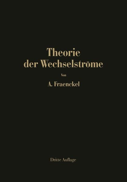 Produktbild: Theorie der Wechselstr&ouml;me