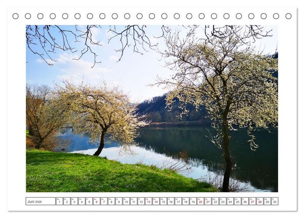 Produktbild: Die Mosel erwacht aus Ihrem Winterschlaf (Tischkalender 2026 DIN A5 quer), CALVENDO Monatskalender